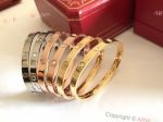 Luxury Replica Cartier Love Bracelet Wide With Clasp Bangle (Genuine 1:1 Replica)